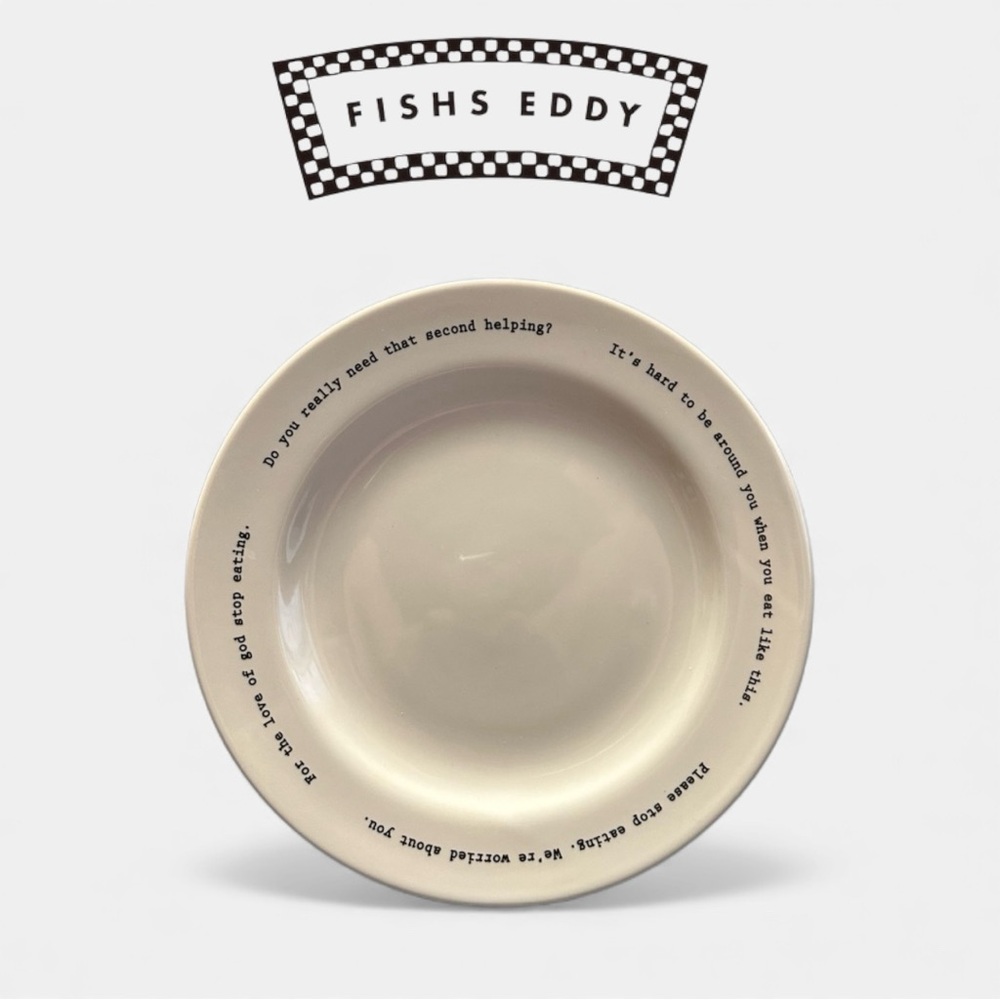 Fishs Eddy Intervention-ware Plate